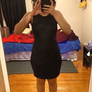 Cute black dress that shows off your curves ;)